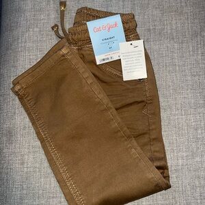 Toddler Cat & Jack super stretch flexible drawstring pants (straight leg) sz. 4T